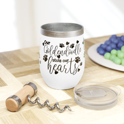 Our Goldendoodle stole our Hearts Chill Wine Tumbler