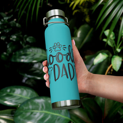 Doodle Dad Copper Vacuum Insulated Bottle, 22oz