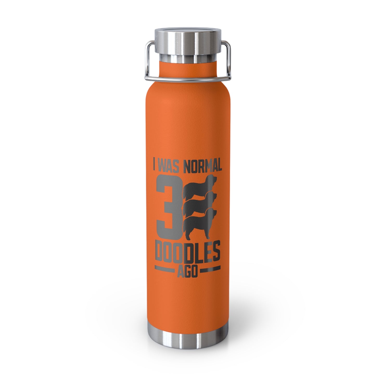 Normal 3 Doodles Ago - Copper Vacuum Insulated Bottle, 22oz