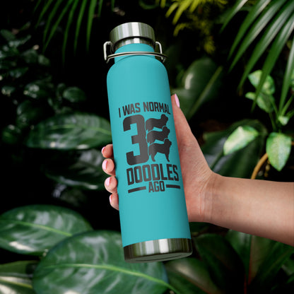 Normal 3 Doodles Ago - Copper Vacuum Insulated Bottle, 22oz