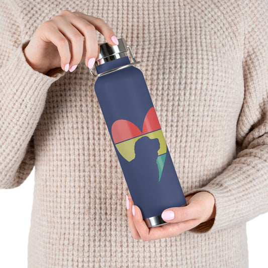 Doodle Copper Vacuum Insulated Bottle, 22oz