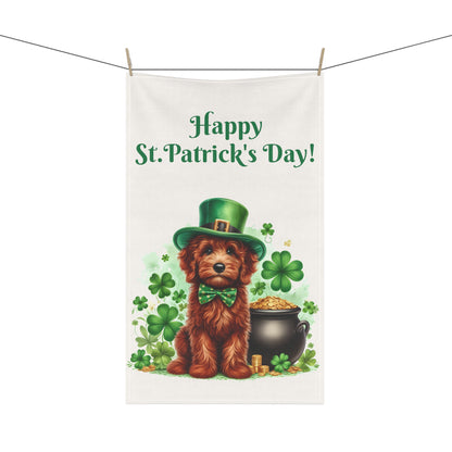 Happy Doodle St. Patrick's Day - Kitchen Tea Towel