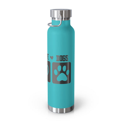 Peace Love Dogs Copper Vacuum Insulated Bottle, 22oz