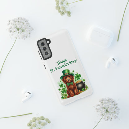 Happy Doodle St. Patrick's Day - Tough Cases - Apple iPhone, Samsung Galaxy, and Google Pixel