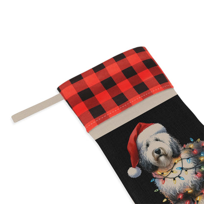 Sheepadoodle Christmas Stocking