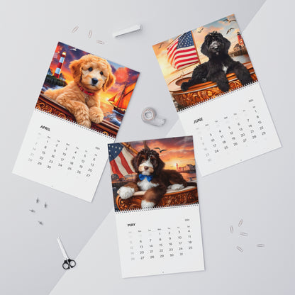 Doodles on a Sailboat - All Year - Wall Calendars (2024)