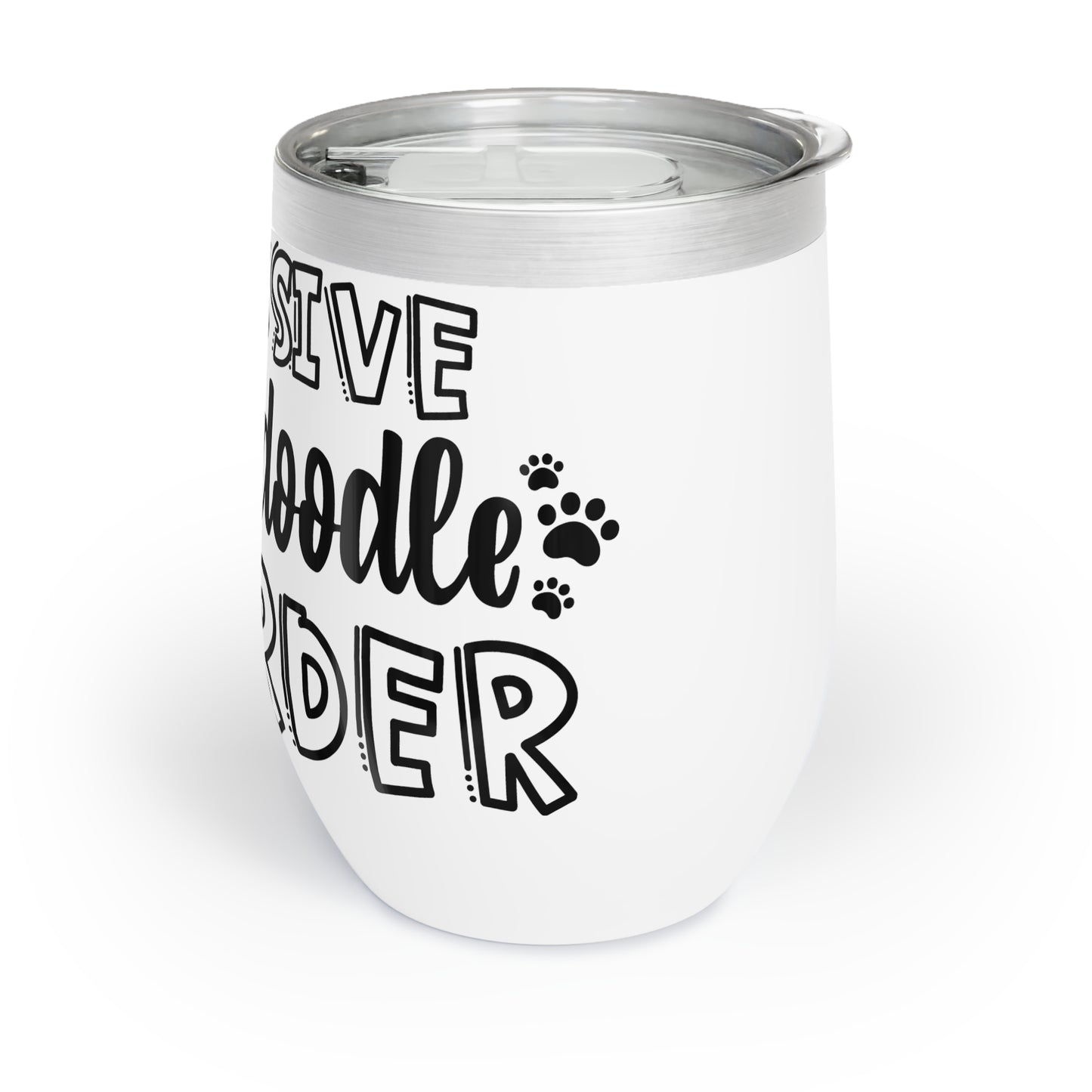 Obsessive Goldendoodle Disorder Chill Wine Tumbler