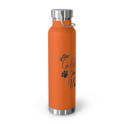 Our Goldendoodle Stole our Heart Copper Vacuum Insulated Bottle, 22oz