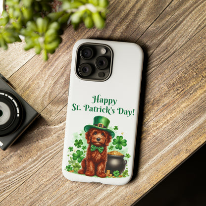 Happy Doodle St. Patrick's Day - Tough Cases - Apple iPhone, Samsung Galaxy, and Google Pixel