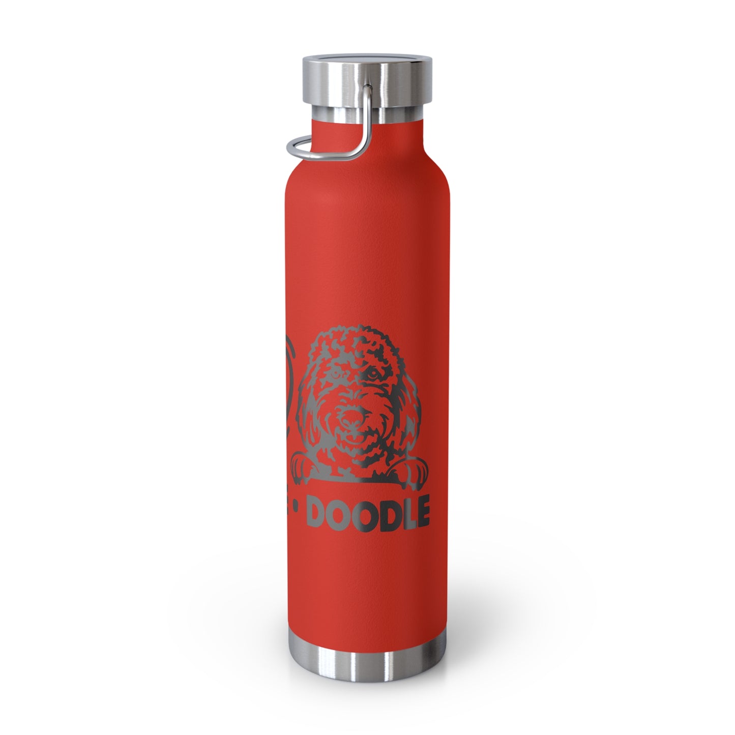 Peace Love Doodle Copper Vacuum Insulated Bottle, 22oz