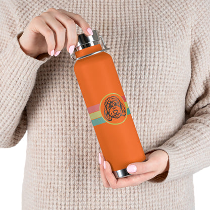 Doodle Copper Vacuum Insulated Bottle, 22oz