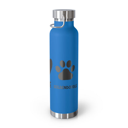 Peace Love Goldendoodles Copper Vacuum Insulated Bottle, 22oz