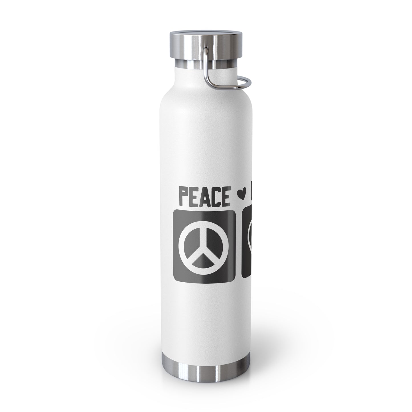 Peace Love Dogs Copper Vacuum Insulated Bottle, 22oz