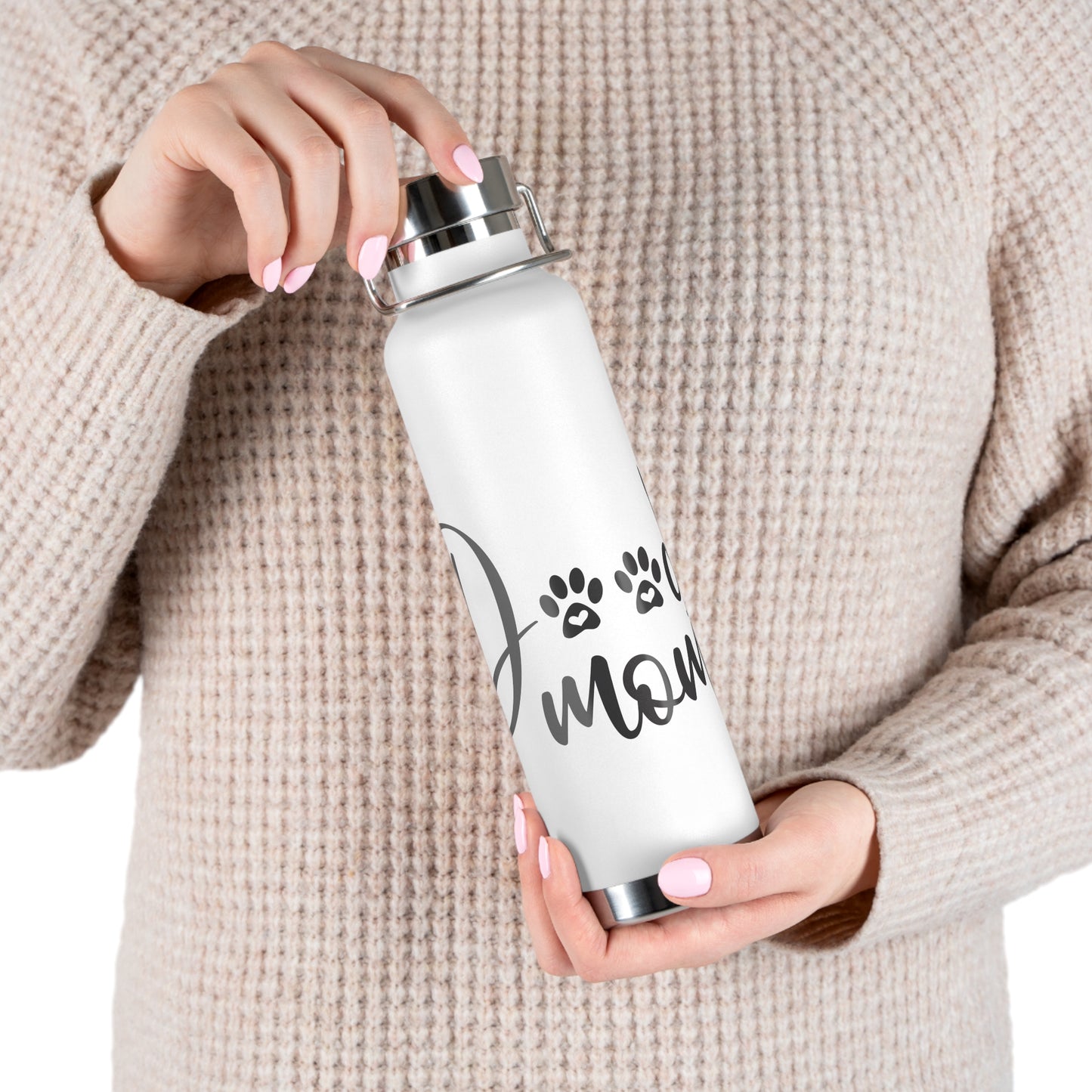 Doodle Mom Copper Vacuum Insulated Bottle, 22oz