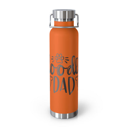 Doodle Dad Copper Vacuum Insulated Bottle, 22oz