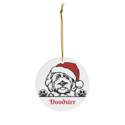 Personalize your Christmas Ceramic Ornament