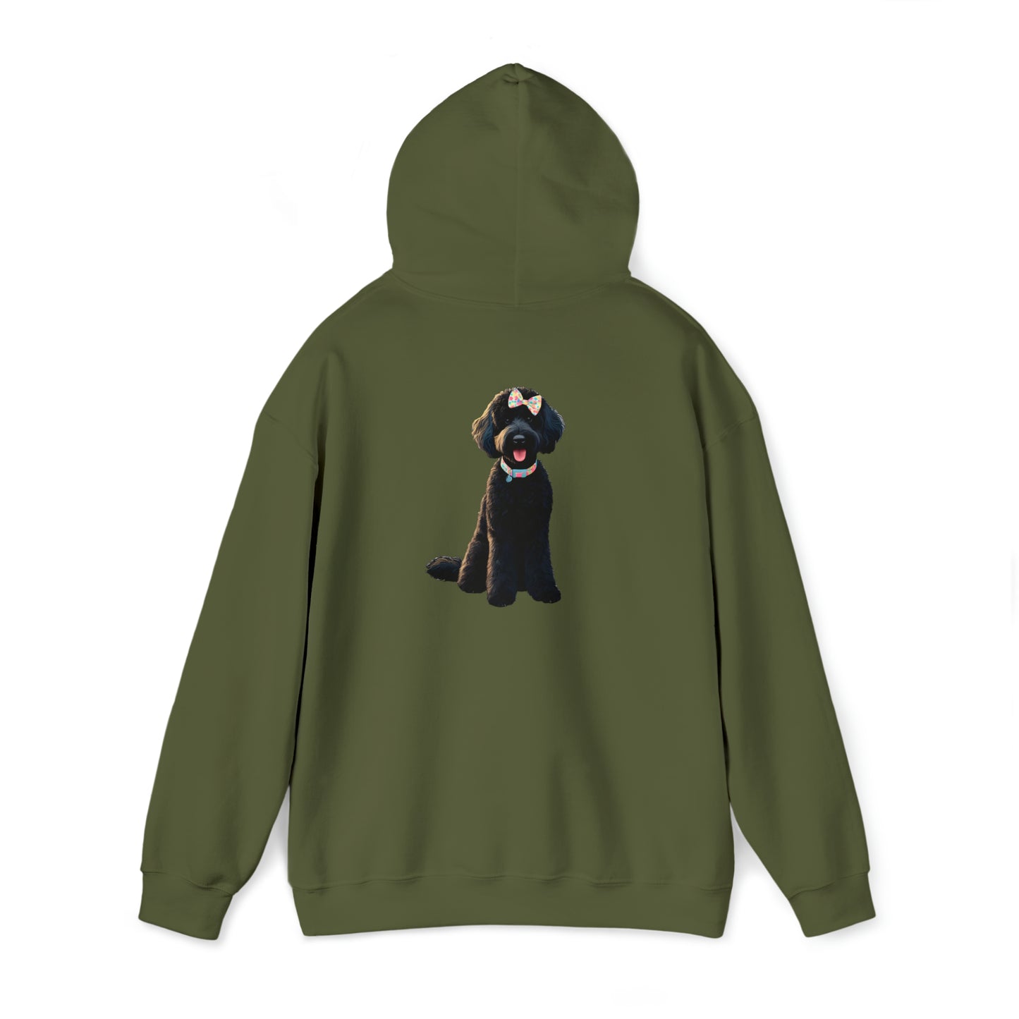 Black Doodle Unisex Heavy Blend™ Hooded Sweatshirt