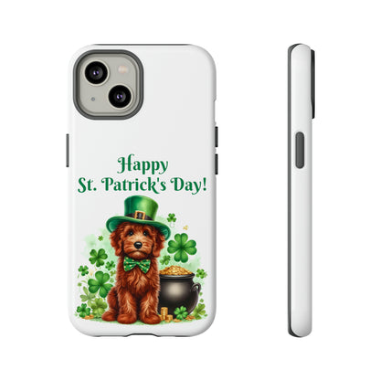 Happy Doodle St. Patrick's Day - Tough Cases - Apple iPhone, Samsung Galaxy, and Google Pixel