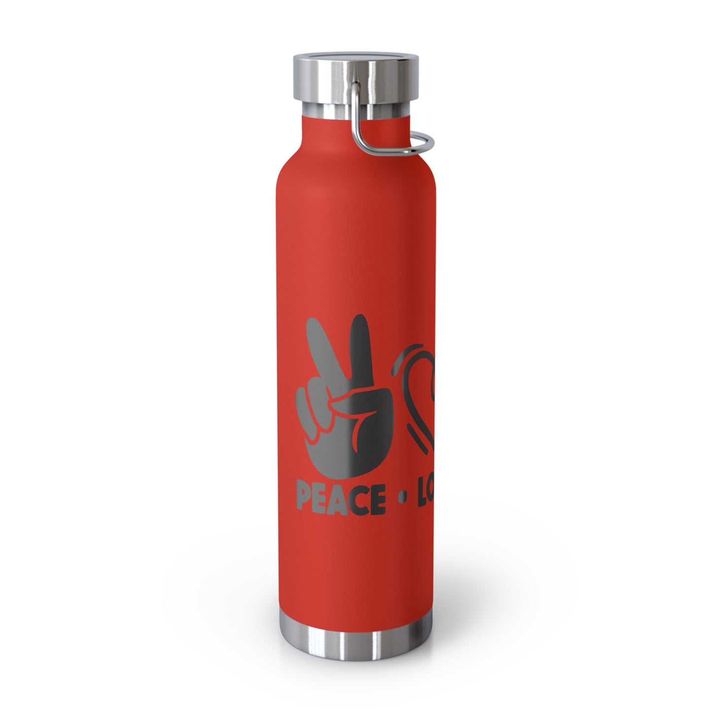 Peace Love Doodle Copper Vacuum Insulated Bottle, 22oz