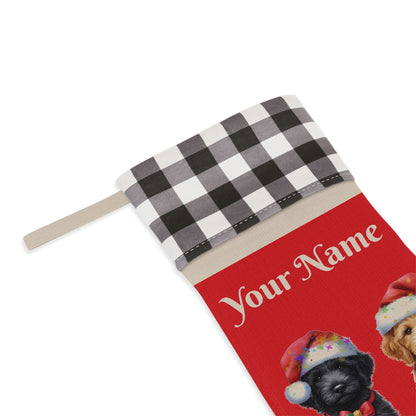 Doodle Christmas Stocking - Personalize it!