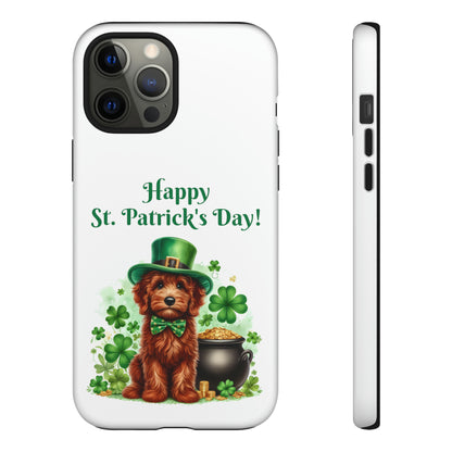 Happy Doodle St. Patrick's Day - Tough Cases - Apple iPhone, Samsung Galaxy, and Google Pixel