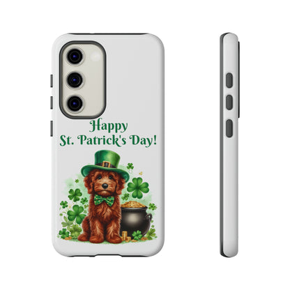 Happy Doodle St. Patrick's Day - Tough Cases - Apple iPhone, Samsung Galaxy, and Google Pixel