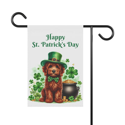 Happy Doodle St. Patrick's Day - Garden & House Banner