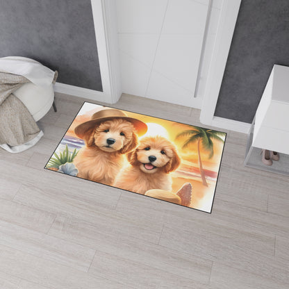 Doodle Puppies Heavy Duty Floor Mat