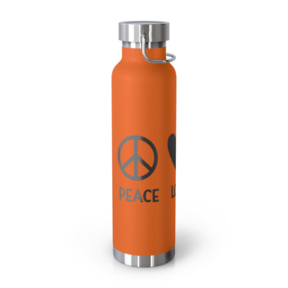 Peace Love Goldendoodles Copper Vacuum Insulated Bottle, 22oz