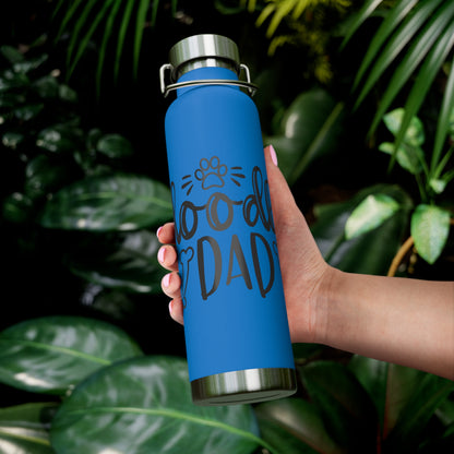 Doodle Dad Copper Vacuum Insulated Bottle, 22oz