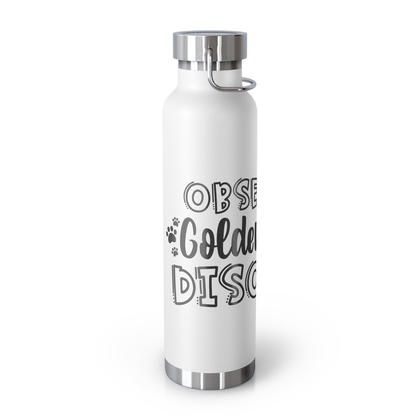 Obsessive Goldendoodle Disorder Copper Vacuum Insulated Bottle, 22oz