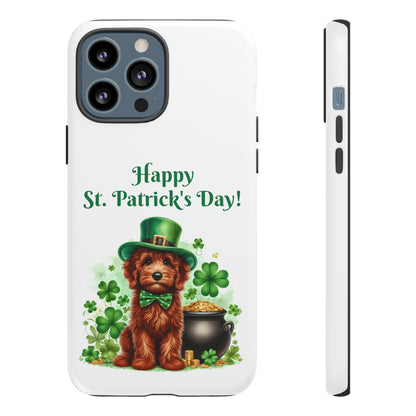 Happy Doodle St. Patrick's Day - Tough Cases - Apple iPhone, Samsung Galaxy, and Google Pixel