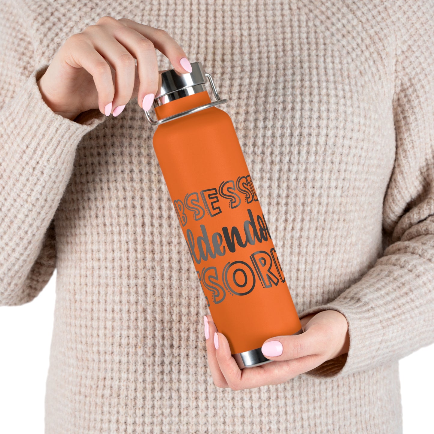 Obsessive Goldendoodle Disorder Copper Vacuum Insulated Bottle, 22oz