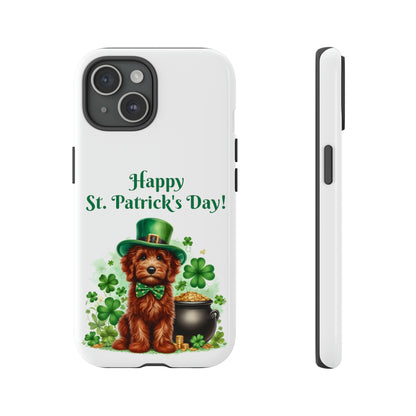 Happy Doodle St. Patrick's Day - Tough Cases - Apple iPhone, Samsung Galaxy, and Google Pixel