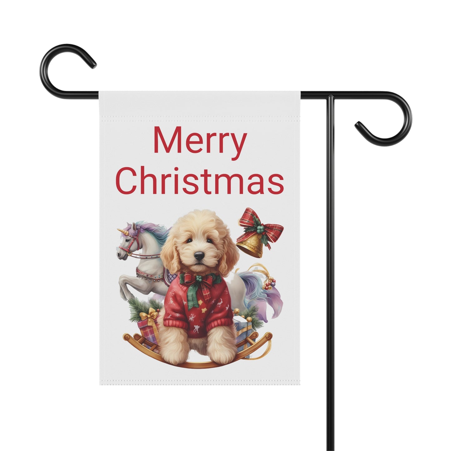 Christmas Doodle Garden & House Banner