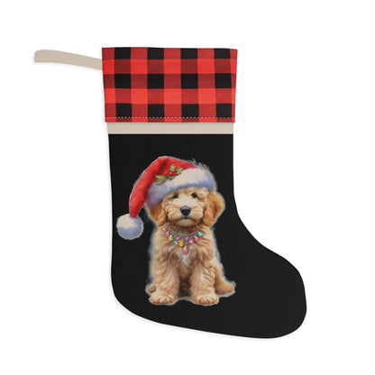 Doodle Puppy Christmas Stocking