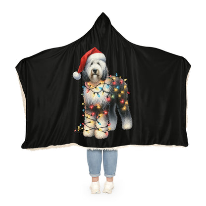 Sheepadoodle Christmas Snuggle Blanket