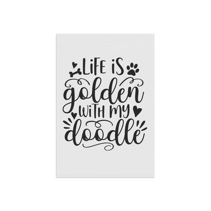 Life is Golden Doodle Garden & House Banner