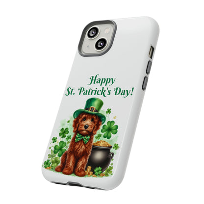 Happy Doodle St. Patrick's Day - Tough Cases - Apple iPhone, Samsung Galaxy, and Google Pixel