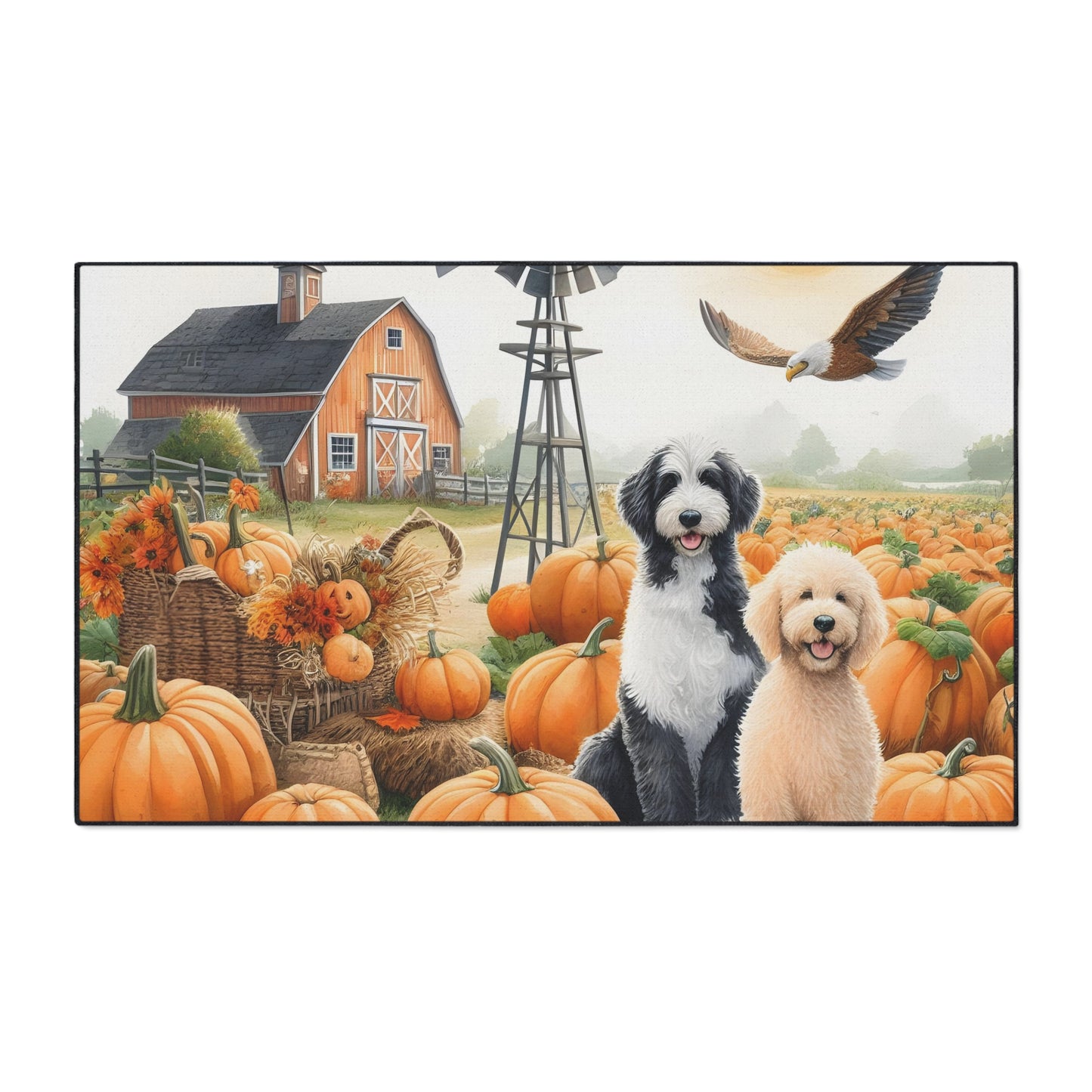 Fall Doodles Heavy Duty Floor Mat