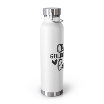 Crazy Goldendoodle Lady Copper Vacuum Insulated Bottle, 22oz