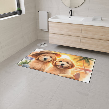 Doodle Puppies Heavy Duty Floor Mat