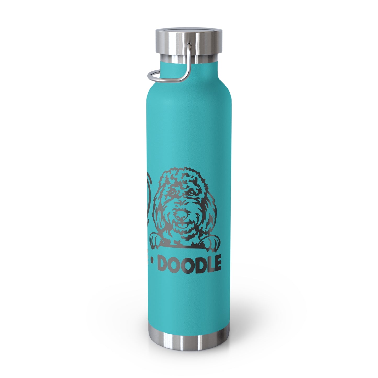 Peace Love Doodle Copper Vacuum Insulated Bottle, 22oz