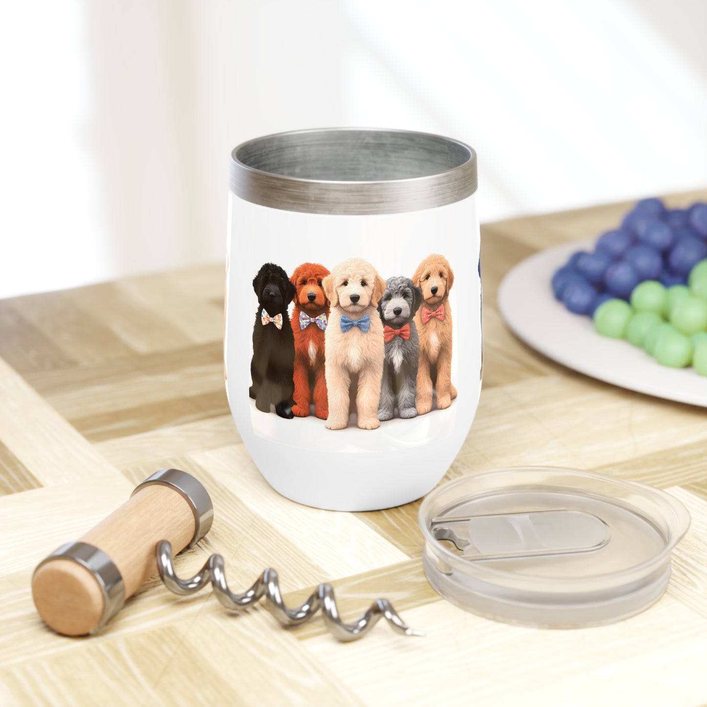 Doodles Doodles Doodles Chill Wine Tumbler