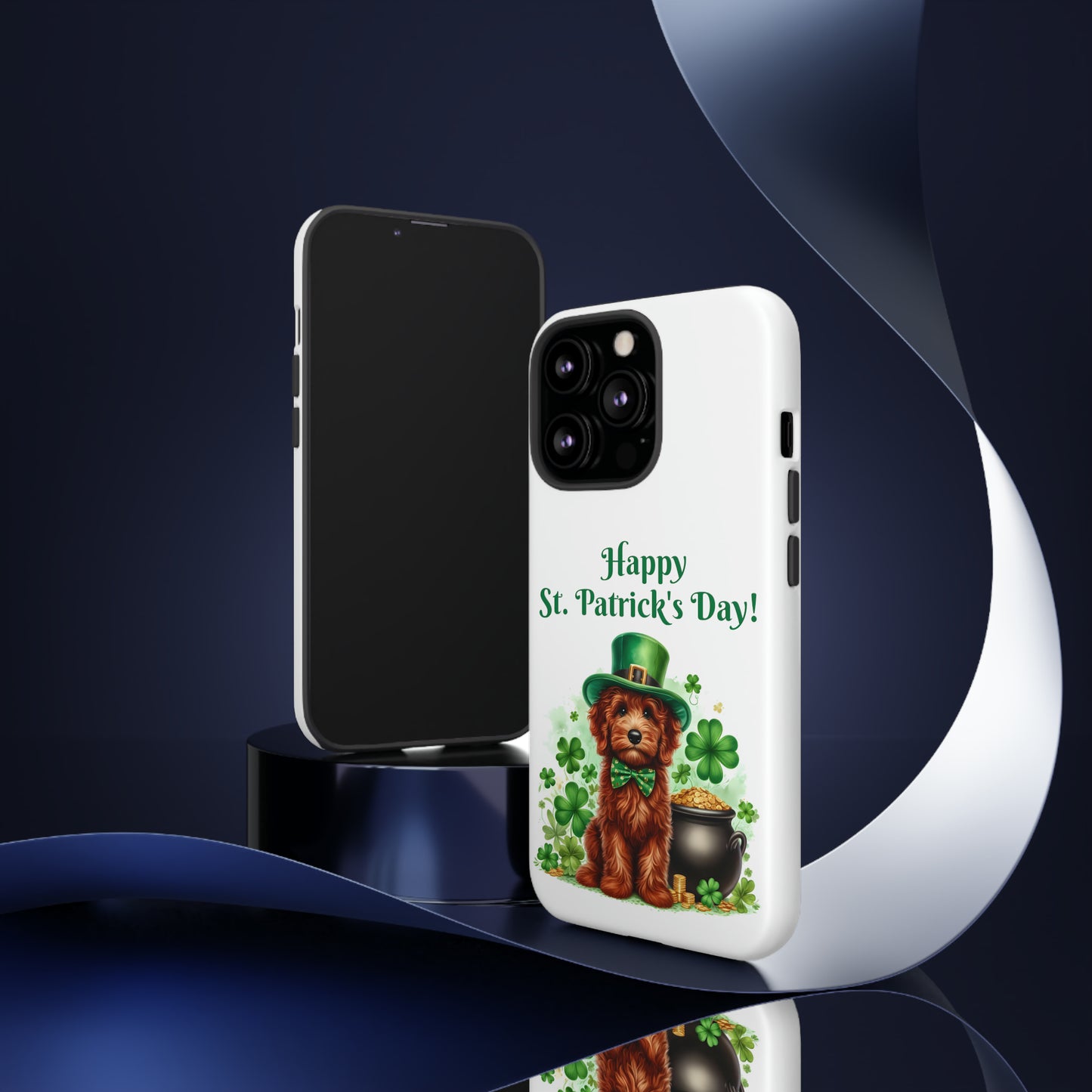 Happy Doodle St. Patrick's Day - Tough Cases - Apple iPhone, Samsung Galaxy, and Google Pixel