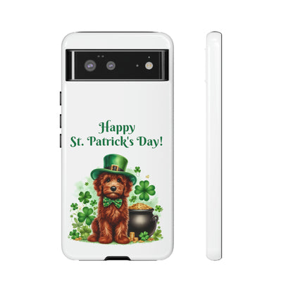 Happy Doodle St. Patrick's Day - Tough Cases - Apple iPhone, Samsung Galaxy, and Google Pixel