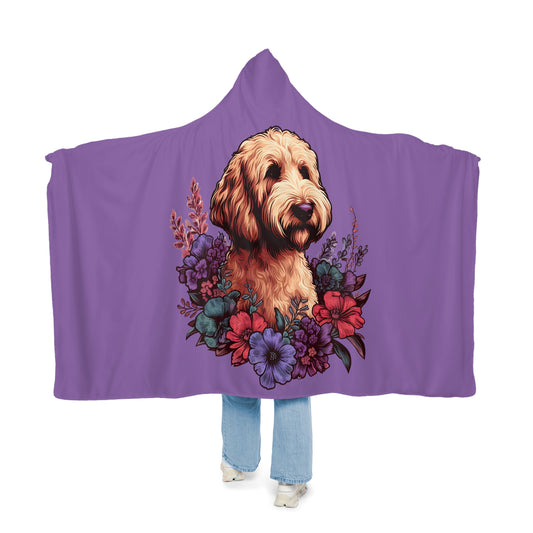 Purple Doodle Snuggle Blanket