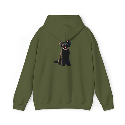 Black Doodle Unisex Heavy Blend™ Hooded Sweatshirt