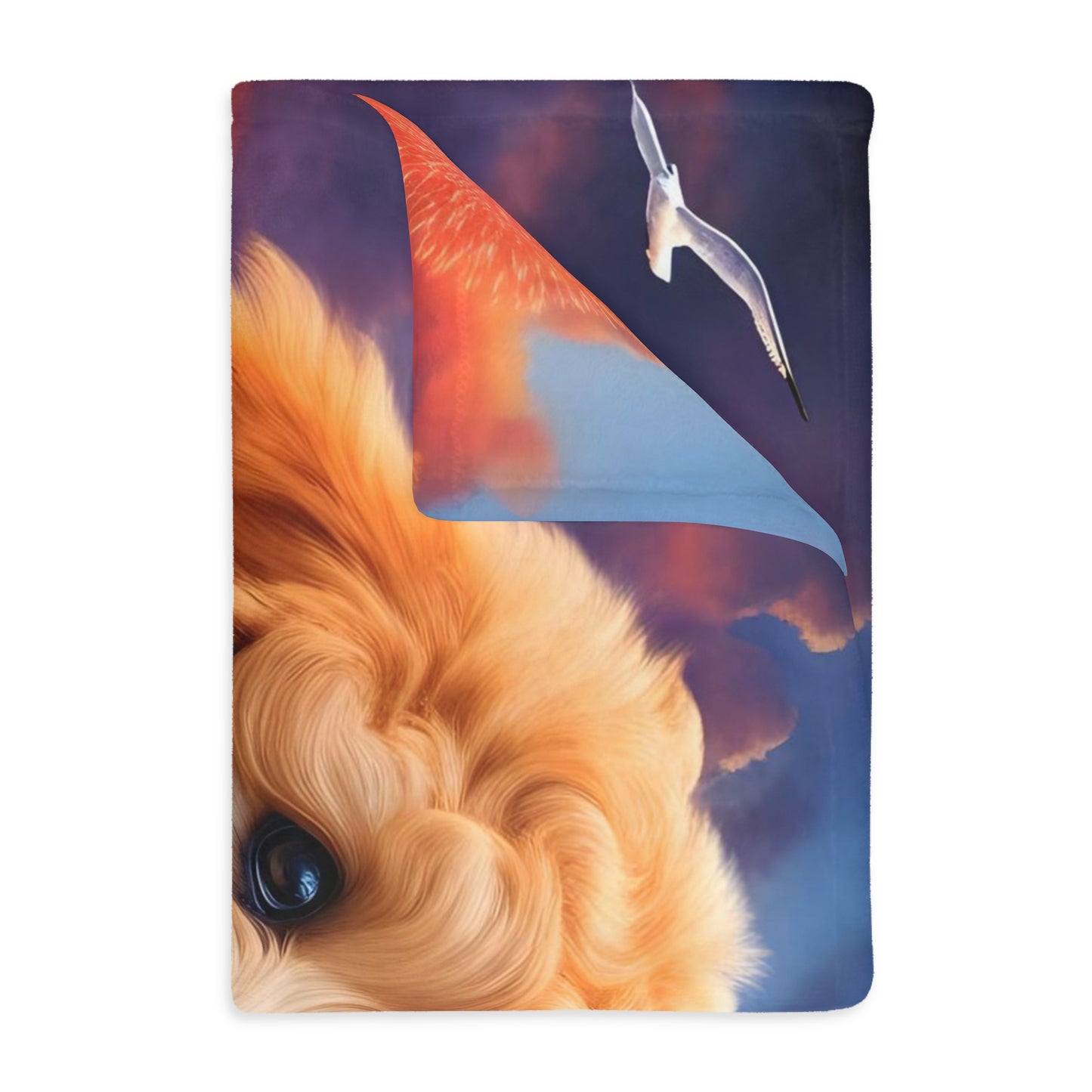 Doodle at Sunset - Velveteen MINKY Blanket (Two-sided print) - Nice!