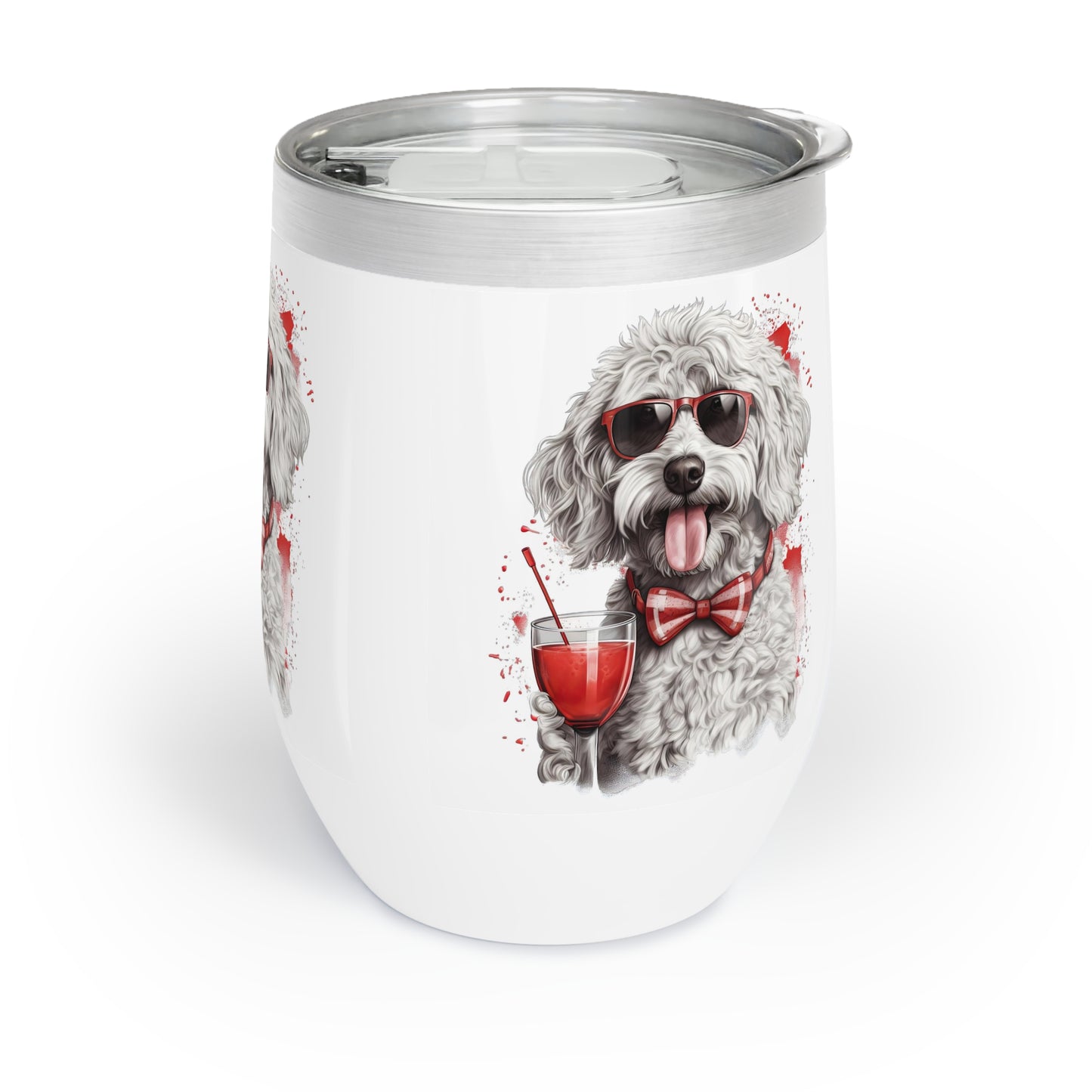 Doodle Chill Wine Tumbler